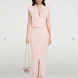 Balmain Draped Gown Dress